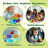 1-3, 3D Set, (14pcs) Pairez Toys Magnetic Blocks, Large Building Blocks for Toddlers Multi-Shape Stacking Blocks