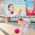 42Pcs 5" Mini Basketball Balls Bulk Set, PVC Small Basketball for Over The Door Basketball Hoop Games