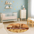 Munific Personalized Baby Rug with Name for Boys Soft Cowboy Nursery Play Mat, Custom Name Area Rug for Infant Toddler