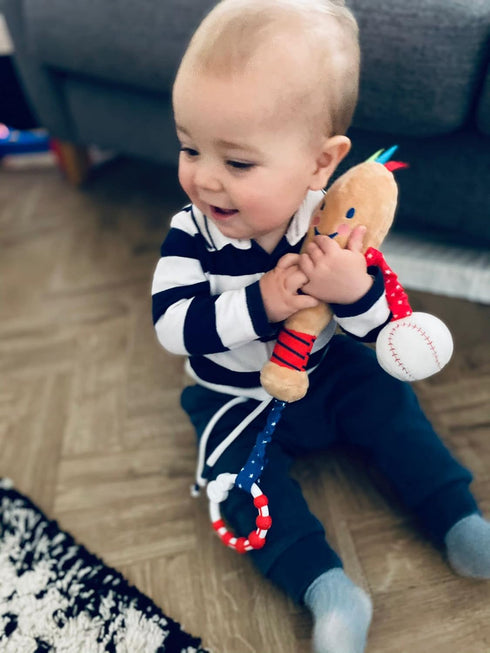 Newborn Baby Baseball Toy, Ideal from Birth to 12 Months, Multi Sensory Toy with Extra Sensory Features