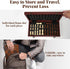 Set 15.4" Strong Magnetic Chess for Adults & Kids, Leather Chess Board & Handcrafted Wooden Chess Pieces with Storage