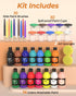 14 8.45oz/250ml, Nicpro Colors Large Washable Paint for Kids Non Toxic Children Tempera Finger Paints with Paint