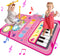 Toys for 1 Year Old Girl - 2 in 1 Piano Mat Montessori Educational Toy for 1 to 3 Year Old Girls