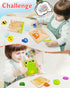 Bekayshad 4 Pack Wooden Puzzles for Toddlers, Animal Jigsaw Toys, Gifts for 1-3 Year Old Boys Girls, Educational