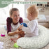 Tcwhniev 2Pcs Nursing Pillow Cover, Soft Cotton Newborn Breastfeeding Pillow Cover Stretchy Nursing Slipcover for Baby