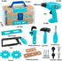 Set Set Hammer, 3,4,5,6,7 Kids Tool Pretend Play Toddler Tool with Tool Box, Toy Drill, ScrewdriverScrew Construction