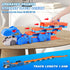 3 1 8 Set 3 4 5 6 TERRAMUS Dinosaur Transport Truck Toy for Kids - in Ejection Folding Track Toys w/Sound Race Cars