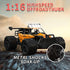 Great-JUNAMT 1:16 2.4GHz 20 4-7 8-12 6-12+(Orange) Remote Control Car Monster Truck Toys Scale RC Car For Boys High