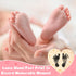 3D R HORSE Baby Birth Announcement Sign Marker Pen, Hello World Baby Name Sign with Ink Pad for Hand and Footprints
