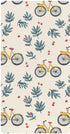 miaozhen Cotton Baby Crib Sheets for Boys Girls Soft Breathable Bike Country Style
