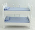 Dollhouse Miniature 1:12 Scale White and Blue Bunkbeds with Ladder, #T5350