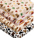 FIGEPO 4 Pack Western Cowboy Crib Sheets Neutral Breathable Fitted Baby Sheets Nursery