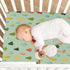 Sheet,52x28IN Pfrewn Christmas Crib Sheets for Boys Girls Woodland Forest Cute Trees Fitted Crib Sheet Fits Standard