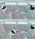 Xixian 4.3 Inch 1080P 8 Baby Car Camera Monitor Night Vision Wide View Angle USB Plug for Newborn Safety (Rear Facing