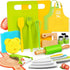 Montessori Kitchen Tools for Toddlers-21PCS Kids Cooking Sets Real-Montessori Cooking Set for