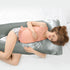 BALAPET Silky Satin Pregnancy Pillow Cover (ONLY Pillowcase), U Shaped Luxurious Smooth Maternity Pillow Cover, Soft