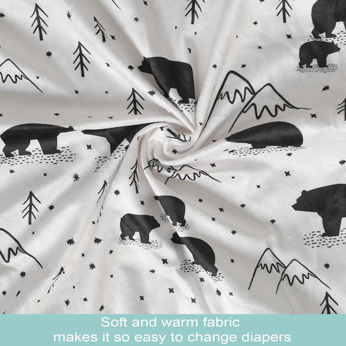 Owlowla Changing Pad Cover Soft Minky Changing Table Cover Lovely Print Waterproof Changing Pad Covers Baby Boy