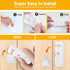 6 Pack Fridge Locks for Kids, Cabinet Locks Baby Proofing, Child Proof Refrigerator Lock for Safety, Baby Locks for