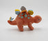 Mary Meyer Pebblesaurus Stuffed Animal Soft Toy, 10-Inches, Coral Dinosaur
