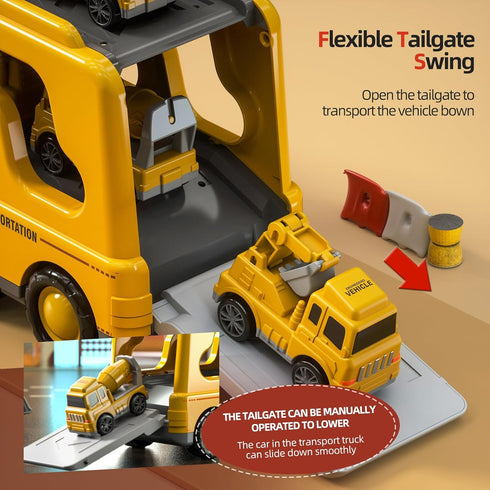 Beby Buty 5 1 3-5, Bulldozer 2 3 4 5 in Construction Trucks Cars Toys for Toddlers Boy Toddler Car Truck Toys