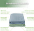 2-Pack 100% 47 47 haakaa Muslin Swaddle Blankets, Cotton Double Layer, Breathable Lightweight Receiving Blanket Wrap