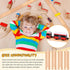 Pack 16 Liliful of Wooden Train Track Expansion Male-Male Female-Female Train Track Compatible with Most Trains