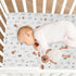KICPOAY 39 27 Fitted Crib Sheets Fall Cute Mushroom Leaves Stretchy Portable Playard Sheets for Baby Toddler