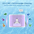 Zyntieu 99.99% 3 90 Portable Pacifier Sanitizer, UV Light Sanitizer Box, Cleaned in Minutes, Disinfection Cycles, USB
