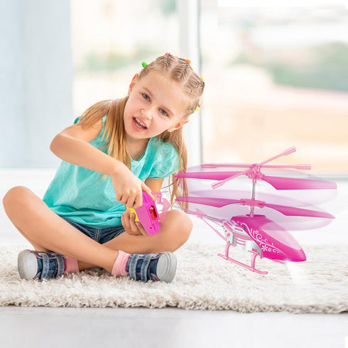 8+, 3.5 Channel,2.4GHz YongnKids Remote Control Helicopter for Kids, Rc Plane for Kids Ages Rc Helicopter with LED