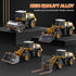 Set 1:40 1:55 Bulldozer, Construction Trucks Toy Alloy Inertia Driving & Simulation Model Toys, Including Forklifts