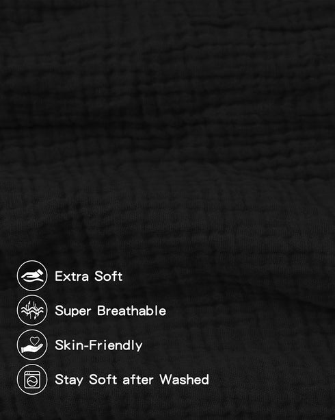 Pack 1 Pack Pro Goleem Muslin n Play Sheets for Boys and Girls, Soft Breathable Cotton Fitted Mini Crib Sheets, Neutral