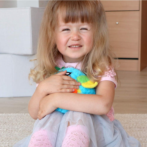 Baby Toys 6 to 12 Months & Up - 'Mr. Blue' Dancing & Singing Bird, Sound & Touch Activated Musical Toy for Infants