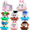 HIGH GODO 6 Pack Animals Dog Party Favors Building Set, 1990PCS Cute