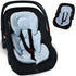 Infant Carseat Insert, 2-in-1 Reversible Baby Car Seat Cushion for Newborn Toddler