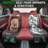2 Pockets(2 Pack) Siivton Car Seat Protector for Child Car Seat,Waterproof Car Seat Cover with Thick Padding, Non-Slip