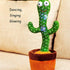 2023 Dancing Cactus Toy Bluetooth, Rechargeable Singing Talking Cactus that Repeats What You Say