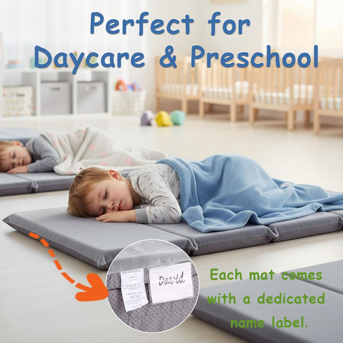 Tiita Kids Nap Mat, Foldable Play Mat, Sleeping Pad
