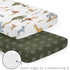 Set Pack 3p Sweet Jojo Designs Jungle Animals Boy Girl Unisex Baby Mini Crib Bedding Infant Nursery Room Newborn