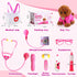 3-5 2 3 4 Set Doctor Kit for Toddlers Girl Toys Birthday Gift for Year Old Girls Kids Doctors Play with Plush Dog, Toy
