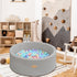 35.4" HARBOLLE Baby Ball Pit Soft Round Memory Foam Ball Pits NOT Included Balls Indoor Outdoor Playpen for Babies
