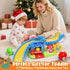1 2 4 12-18 1-3 Toddler Toys for Year Old Boy Gifts, Dinosaur Slide with Dino Cars Montessori Learning Toys for Baby