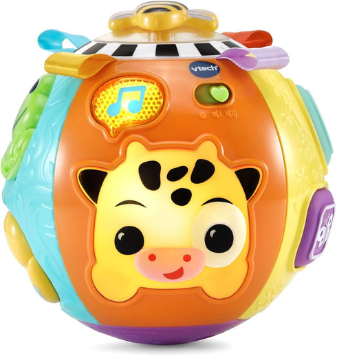 VTech On-the-Moove Activity Ball for Babies - Textured Orange Toy