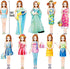 Daniel Axel 4-7 Set Magnetic Dress Up Paper Doll,Magnet Princess Dress Up Dolls for Girls Ages Kids,Travel Activities