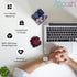 9-in-1 Fidget Cube - Premium Ultimate Sensory Fidget Toy for Stress & Anxiety Relief | Features ACU Rollers, Clickable