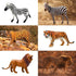 BOLZRA Playset 21Pcs Safari Animals Figures Toys, Realistic Wild Zoo Animal Figurines, Plastic African Jungle Animals