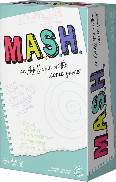 Spin Master Games MASH Fortune Telling Adult Party Game for Ages 17 and Up