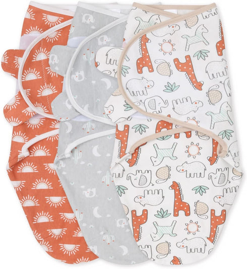 The Peanutshell Baby Swaddle Blankets Set of 3 - Baby Sleep Sack