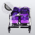 Twins Baby Pushchair Rain Cover, Universal Waterproof Stroller Guard for Double Carriage, Outdoor Wind Dust Snow
