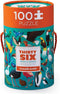 Crocodile Creek 100 Piece Jigsaw Puzzle in Canister, Educational Animal Finder Sheet, for Ages 5 Years and Up,