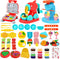 SOCBTNSO 3 in 1 Dough Sets 59 PCS for Kids Ages 4-8,